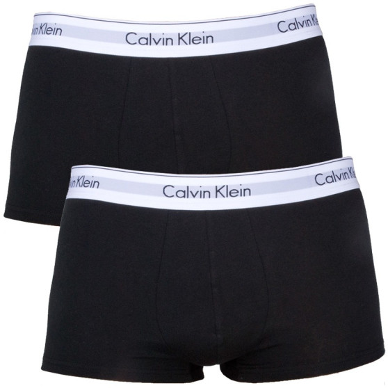 2PACK pánské boxerky Calvin Klein černé (NB1086A-001)