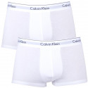 2PACK pánské boxerky Calvin Klein bílé (NB1086A-100)