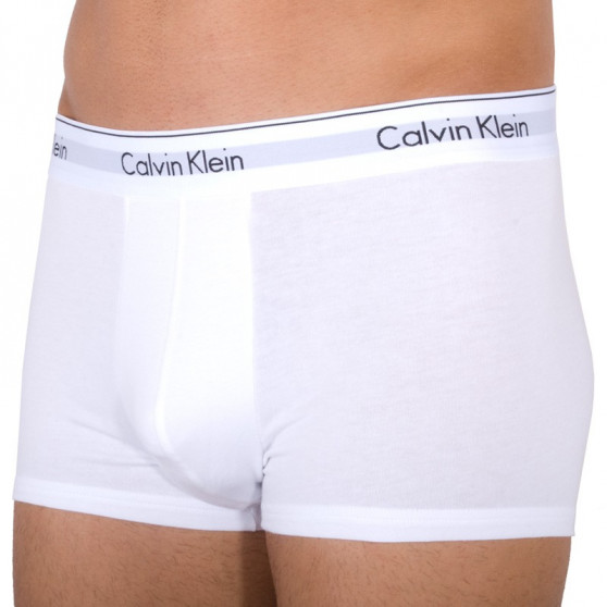 2PACK pánské boxerky Calvin Klein bílé (NB1086A-100)