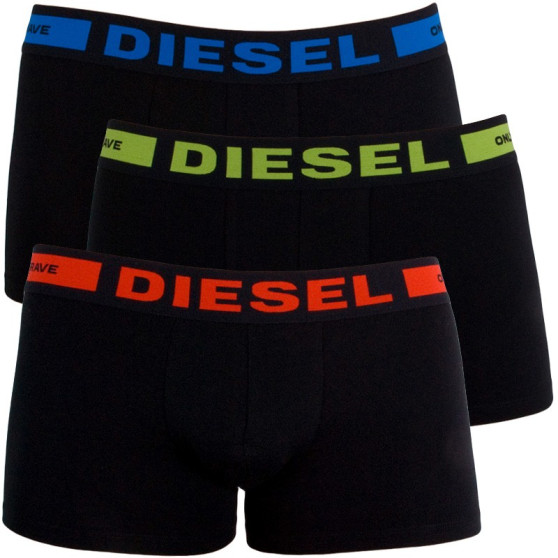 3PACK pánské boxerky Diesel černé (00CKY3-0BAOF-01)