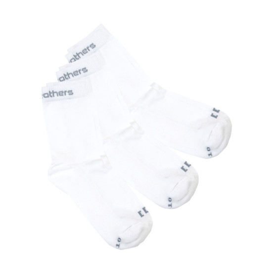 3PACK ponožky Horsefeathers bílé (AA547B)