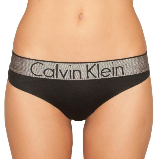 Dámská tanga Calvin Klein černá (QF4054E-001)