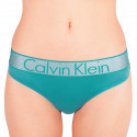 Dámská tanga Calvin Klein zelená (QF4054E-1MZ)