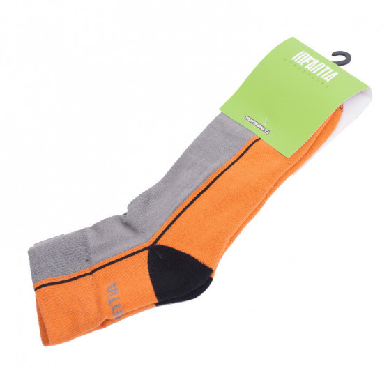 Ponožky Infantia Streetline oranžovo šedé