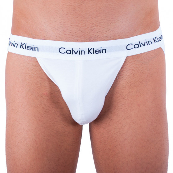 2PACK pánské jocksy Calvin Klein bílé (NB1354A-100)