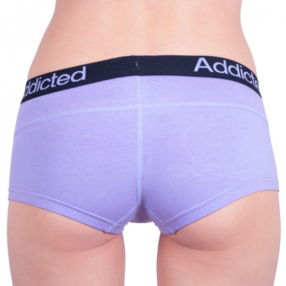 2PACK dámské kalhotky Addicted fialová modrá