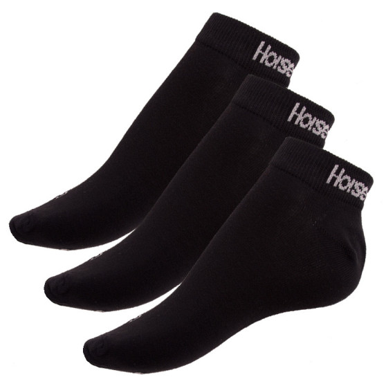 3PACK ponožky Horsefeathers rapid černé