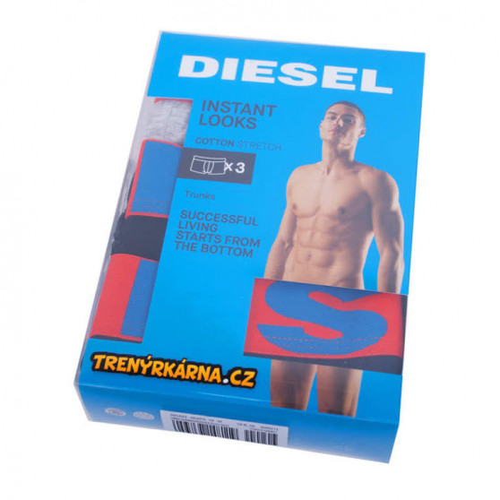 3PACK pánské boxerky Diesel vícebarevné (00SAB2-0GAPG-10)