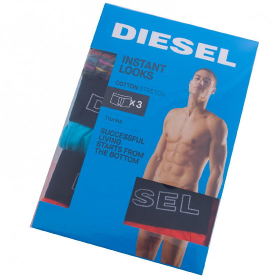 3PACK pánské boxerky Diesel vícebarevné (00SAB2-0CATE-E4027)