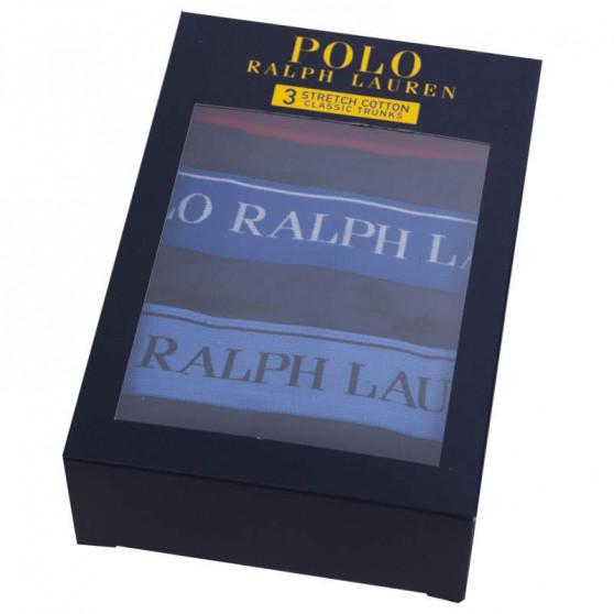 3PACK pánské boxerky Ralph Lauren tmavě modré (714713772004)