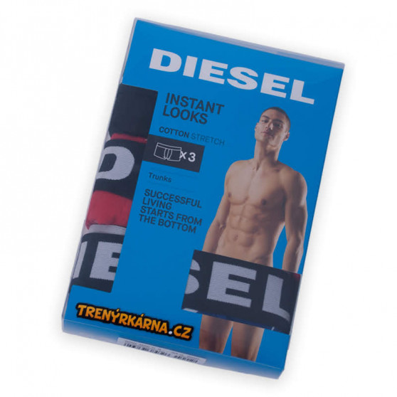 3PACK pánské boxerky Diesel vícebarevné (00SAB2-0BATE-E4031)