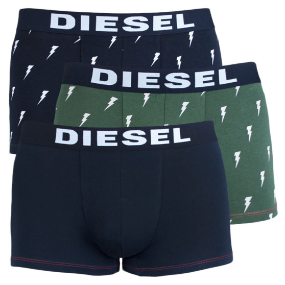 3PACK pánské boxerky Diesel vícebarevné (00SAB2-0BATE-E4030)