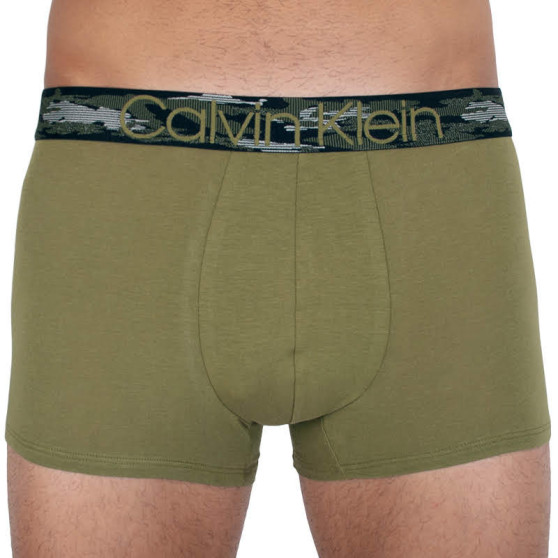 Pánské boxerky Calvin Klein khaki (NB1590A-3XC)