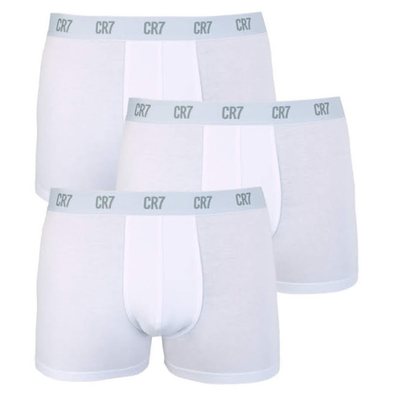 3PACK pánské boxerky CR7 bílé (8100-49-100)