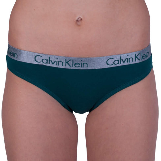 Dámské kalhotky Calvin Klein zelené (QD3540E-DKC)