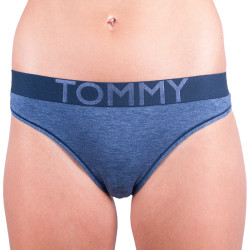 Dámská tanga Tommy Hilfiger modrá (UW0UW01060 416)