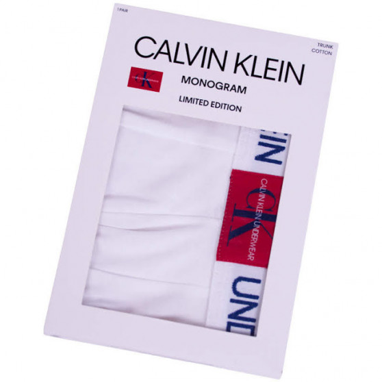 Pánské boxerky Calvin Klein bílé (NB1678A-100)