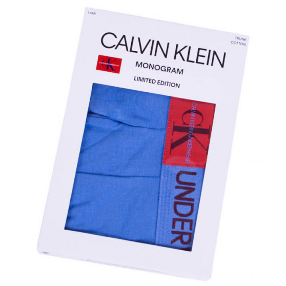 Pánské boxerky Calvin Klein modré (NB1678A-PWB)