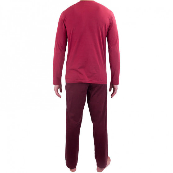 Pánské pyžamo Calvin Klein červené (NM1607E-QBN)