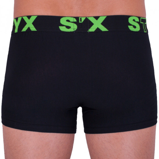 Pánské boxerky Styx sportovní guma nadrozměr černé (R962)