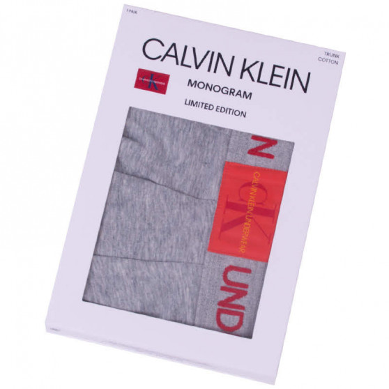 Pánské boxerky Calvin Klein šedé (NB1678A-080)