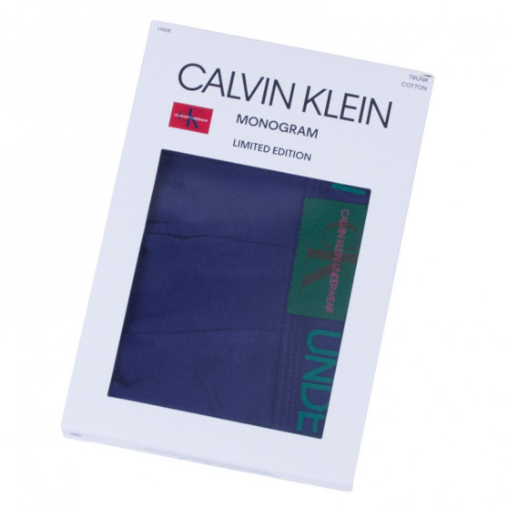 Pánské boxerky Calvin Klein modré (NB1678A-XS6)