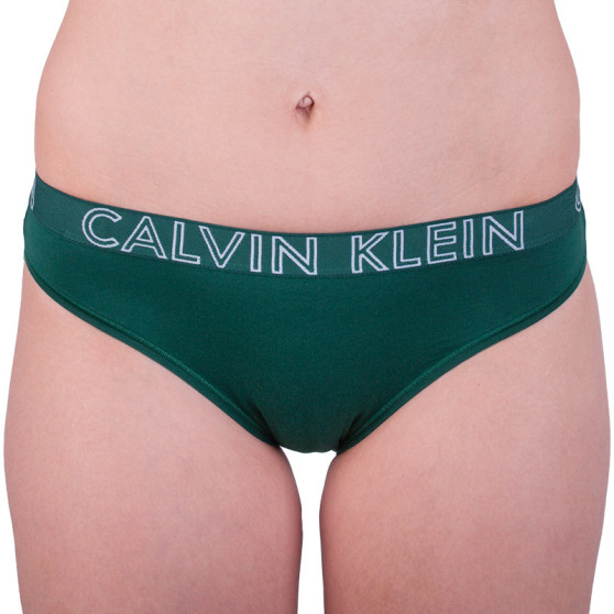 Dámské kalhotky Calvin Klein zelené (QD3637E-YG5)