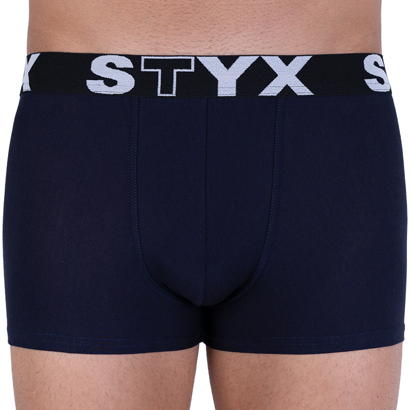 E-shop Pánské boxerky Styx sportovní guma tmavě modré