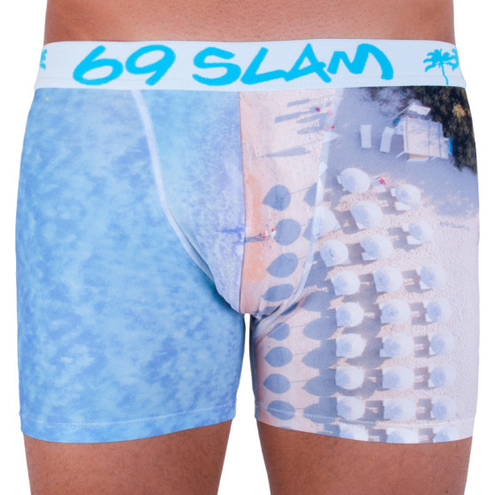 Pánské boxerky 69SLAM fit blue beach limited edition