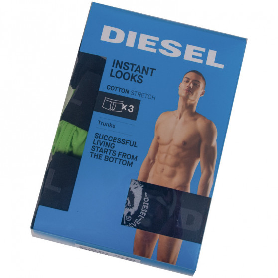 3PACK pánské boxerky Diesel vícebarevné (00ST3V-0AAVM-E4085)
