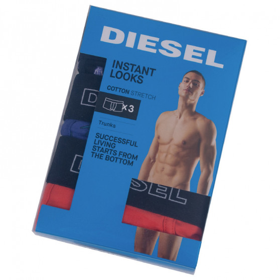 3PACK pánské boxerky Diesel vícebarevné (00ST3V-0TAUX-E4332)