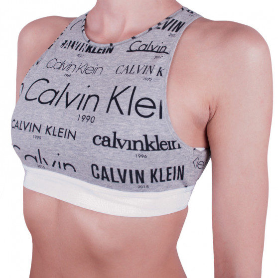 Dámská podprsenka Calvin Klein šedá (GF4056E-HLB)