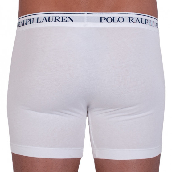 3PACK pánské boxerky Ralph Lauren bílé (714621874004)