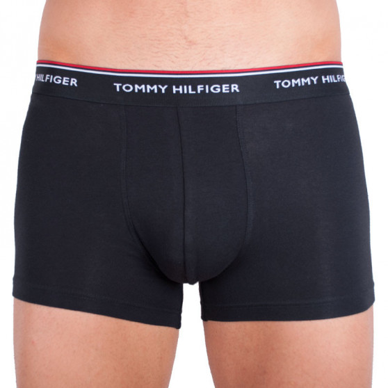 Příčná 3PACK pánské boxerky Tommy Hilfiger černé (1U87903842 990)