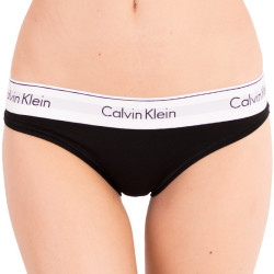 Příčná Dámské kalhotky Calvin Klein černé (F3787E-001)