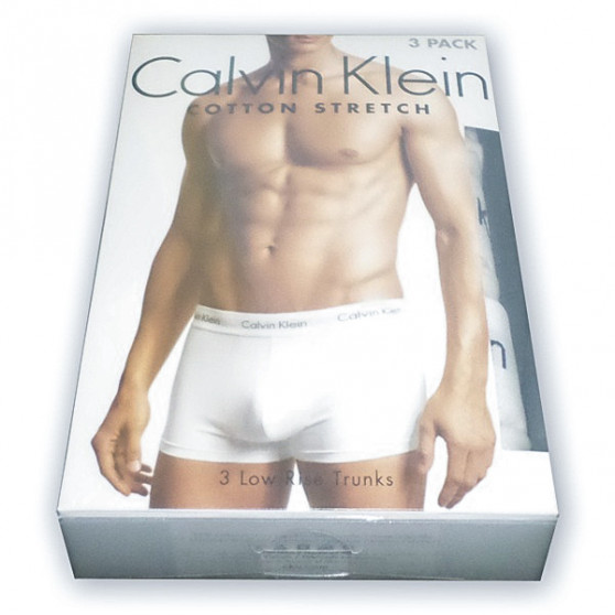 3PACK pánské boxerky Calvin Klein bílé (U2662G-100)