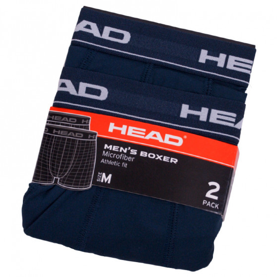 2PACK pánské boxerky HEAD tmavě modré (871001001 321)