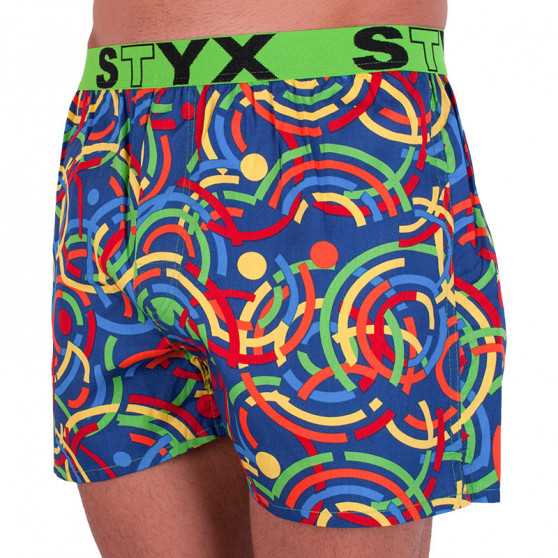 Pánské trenky Styx art sportovní guma barevné (B659) 