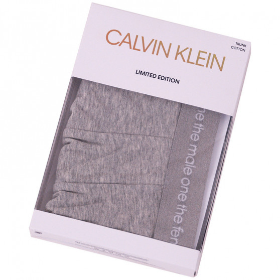 Pánské boxerky Calvin Klein šedé (NB1860A-080)