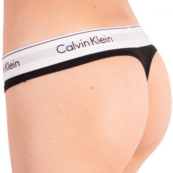 Dámská tanga Calvin Klein černá (QF5117E-001)