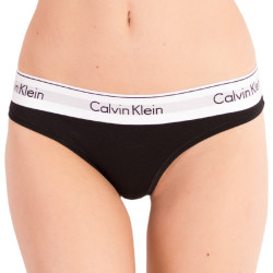 Dámská tanga Calvin Klein černá (QF5117E-001)