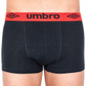 Pánské boxerky Umbro short černé s červenou gumou