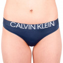 Dámská tanga Calvin Klein tmavě modrá (QF5184E-8SB)