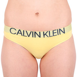 Dámská tanga Calvin Klein žlutá (QF5184E-HZY)