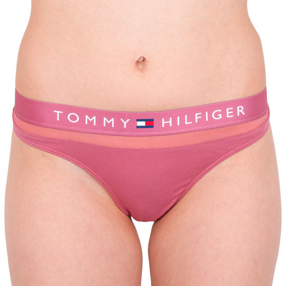 Dámská tanga Tommy Hilfiger růžová (UW0UW00064 503)