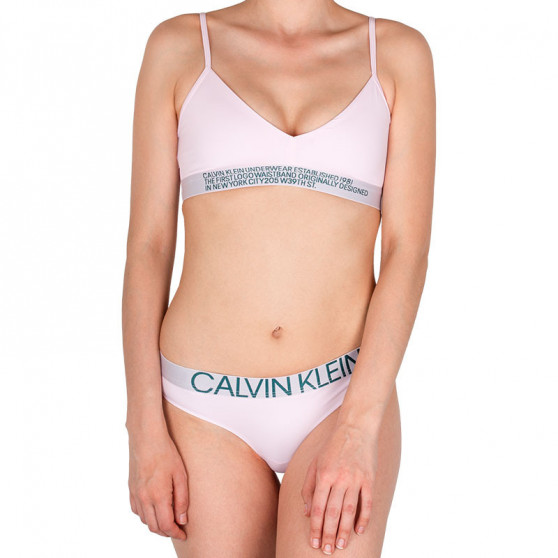 Dámská tanga Calvin Klein růžová (QF5184E-AUY)