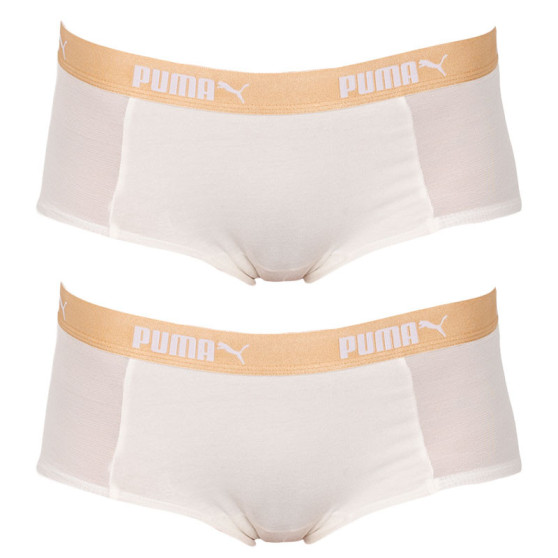 2PACK dámské kalhotky Puma krémové (593013001 101)