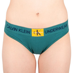 Dámské kalhotky Calvin Klein zelené (QF4921E-ZAY)