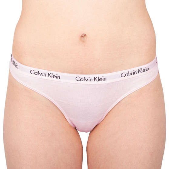 Dámská tanga Calvin Klein růžová (D1617E-2NT)