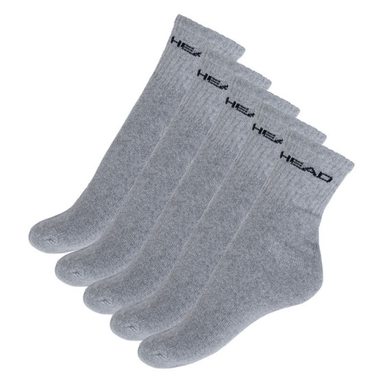 5PACK ponožky HEAD šedé (781503001 400)